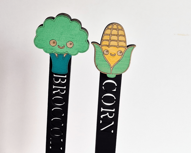 Wooden Vegetable Markers