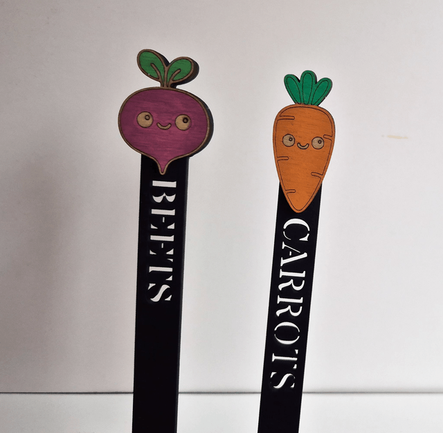 Wooden Vegetable Markers