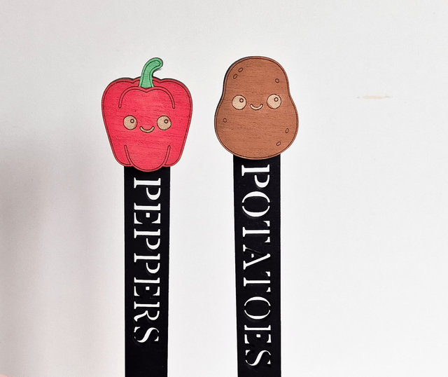 Wooden Vegetable Markers