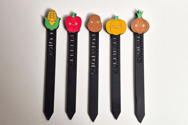 Wooden Vegetable Markers