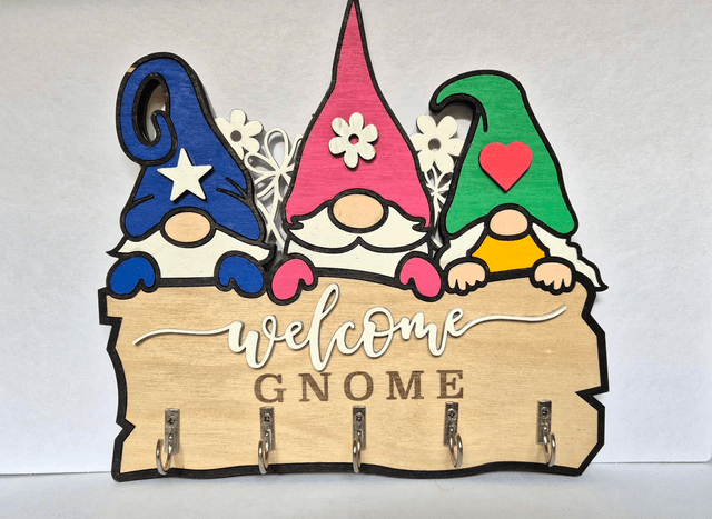 &quot;Welcome Gnome&quot; Gnome  Keyholder 