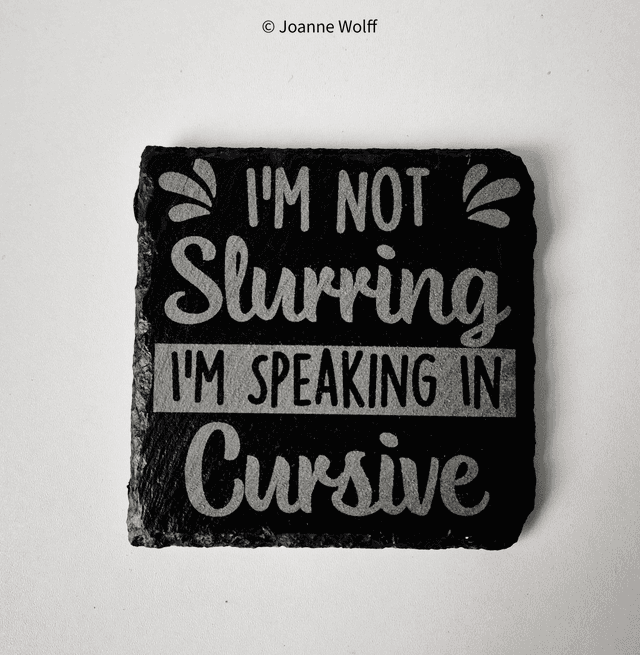 Drunk Slate Coaster 