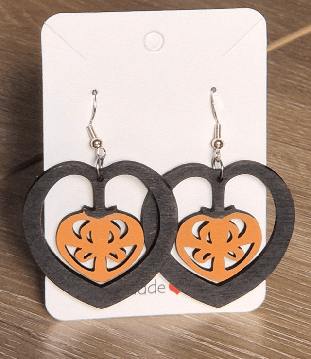 Pumpkin Earrings    