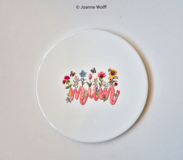 Ceramic Mum Coaster 