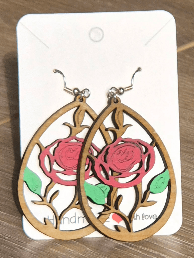 Rose Earrings  