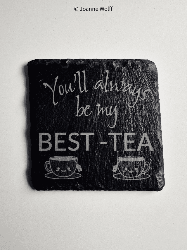 Slate Coaster - My Best-Tea