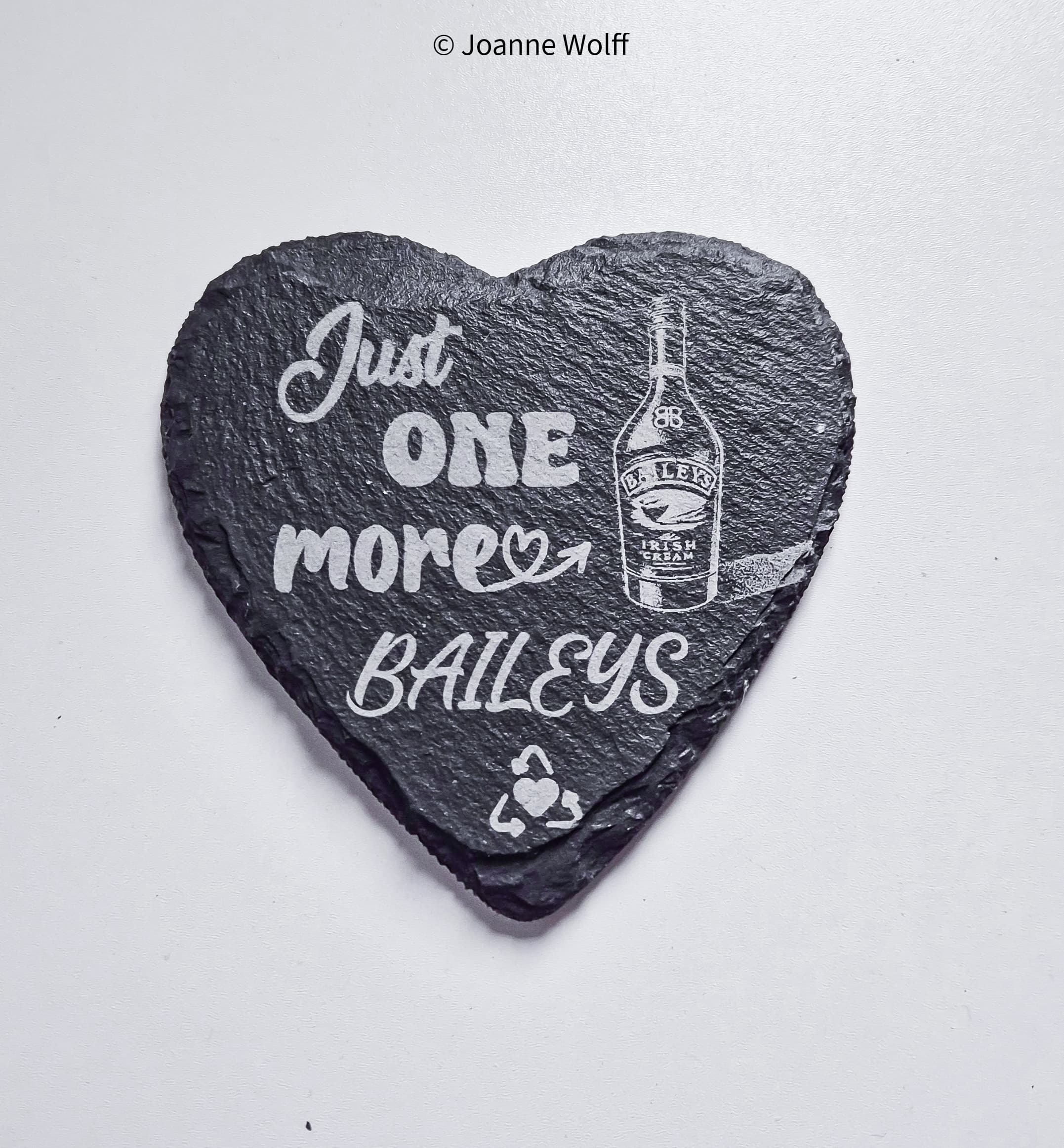 Bailey Lovers Slate Coaster