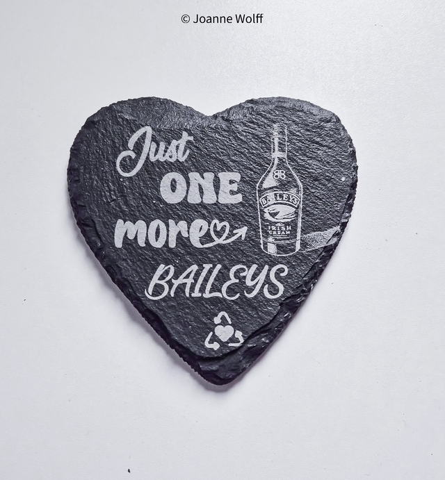 Bailey Lovers Slate Coaster