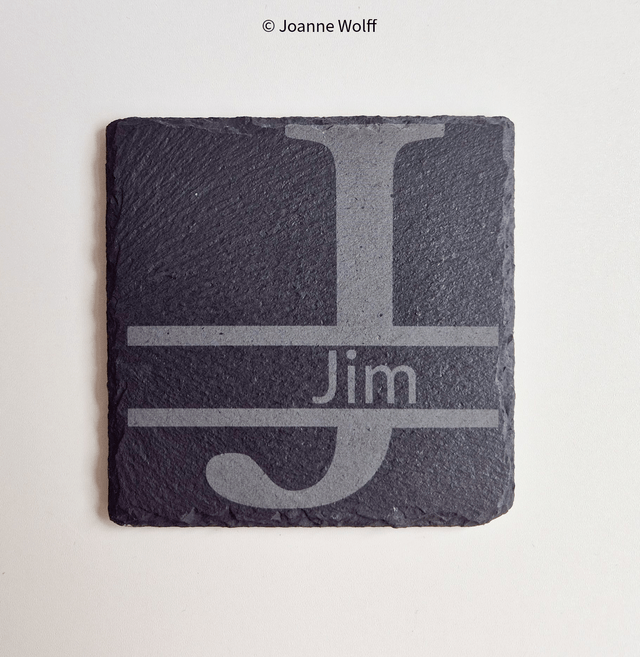 Slate Coaster - Mother & Daughter  (1)