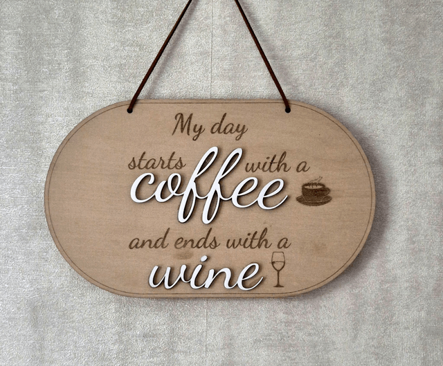 Coffee & Wine Sign