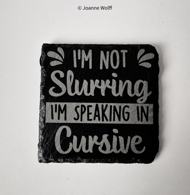 Drunk Slate Coaster