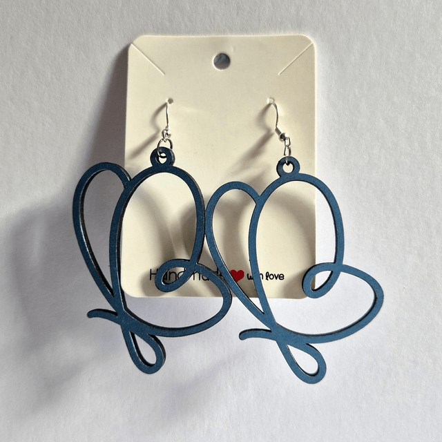 Butterfly Earrings (Blue)
