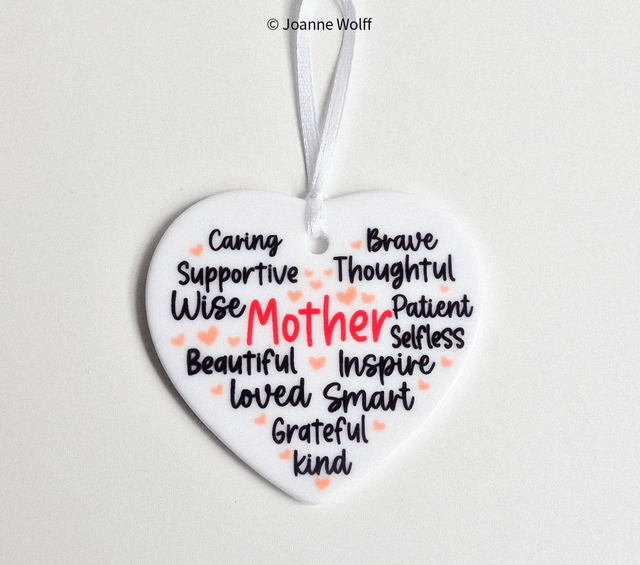 Mother Heart Ceramic Keepsake
