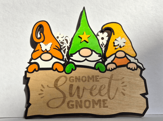 Gnome Sweet Gnome Plaque