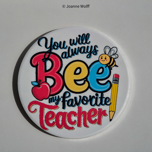 Ceramic Favourite Teacher Coaster