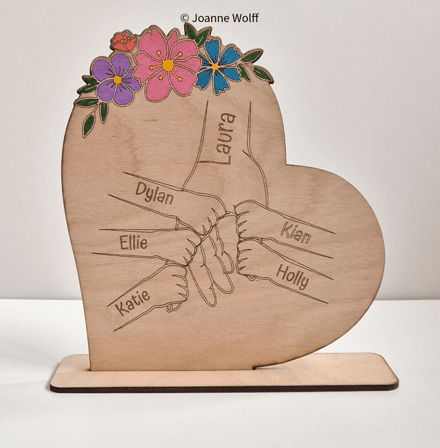 Mothers Day Wooden Hands Plaque