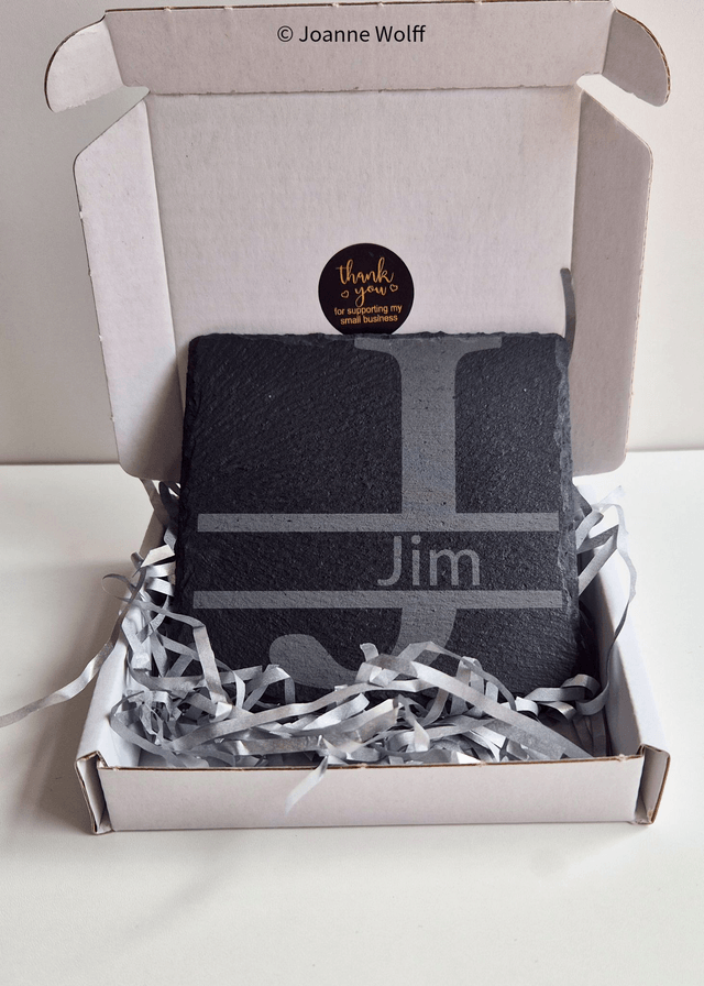 Slate Coaster - Mother & Daughter  (1)